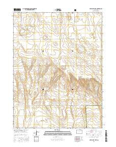 Dutch Girl Lake Colorado Current topographic map, 1:24000 scale, 7.5 X 7.5 Minute, Year 2016