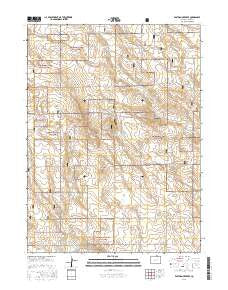 Eastman Creek SE Colorado Current topographic map, 1:24000 scale, 7.5 X 7.5 Minute, Year 2016