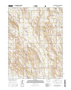 Eastman Creek South Colorado Current topographic map, 1:24000 scale, 7.5 X 7.5 Minute, Year 2016