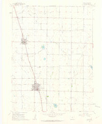 Eaton Colorado Historical topographic map, 1:24000 scale, 7.5 X 7.5 Minute, Year 1960