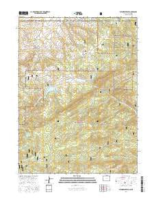 Eaton Reservoir Colorado Current topographic map, 1:24000 scale, 7.5 X 7.5 Minute, Year 2016