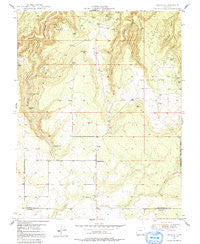 Egnar Colorado Historical topographic map, 1:24000 scale, 7.5 X 7.5 Minute, Year 1949