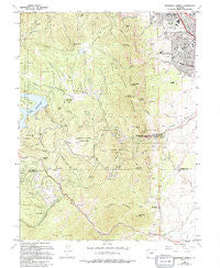 Eldorado Springs Colorado Historical topographic map, 1:24000 scale, 7.5 X 7.5 Minute, Year 1965
