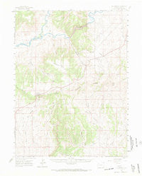 Elk Springs Colorado Historical topographic map, 1:62500 scale, 15 X 15 Minute, Year 1960