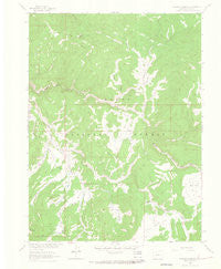Elkhorn Mountain Colorado Historical topographic map, 1:24000 scale, 7.5 X 7.5 Minute, Year 1962