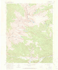Empire Colorado Historical topographic map, 1:24000 scale, 7.5 X 7.5 Minute, Year 1958