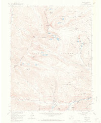 Empire Colorado Historical topographic map, 1:24000 scale, 7.5 X 7.5 Minute, Year 1958