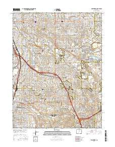 Englewood Colorado Current topographic map, 1:24000 scale, 7.5 X 7.5 Minute, Year 2016