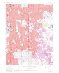 Englewood Colorado Historical topographic map, 1:24000 scale, 7.5 X 7.5 Minute, Year 1965