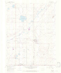 Erie Colorado Historical topographic map, 1:24000 scale, 7.5 X 7.5 Minute, Year 1967