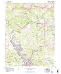 Evergreen Colorado Historical topographic map, 1:24000 scale, 7.5 X 7.5 Minute, Year 1965