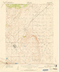 Falcon Colorado Historical topographic map, 1:62500 scale, 15 X 15 Minute, Year 1951