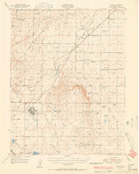 Falcon Colorado Historical topographic map, 1:62500 scale, 15 X 15 Minute, Year 1951