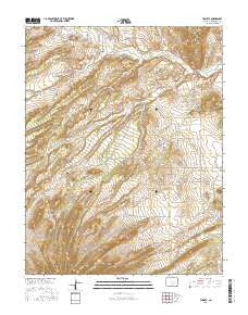 Farisita Colorado Current topographic map, 1:24000 scale, 7.5 X 7.5 Minute, Year 2016