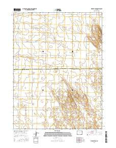 Fiddler Peak Colorado Current topographic map, 1:24000 scale, 7.5 X 7.5 Minute, Year 2016