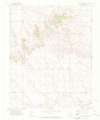 Floating W Ranch Colorado Historical topographic map, 1:24000 scale, 7.5 X 7.5 Minute, Year 1971