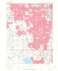 Fort Logan Colorado Historical topographic map, 1:24000 scale, 7.5 X 7.5 Minute, Year 1965