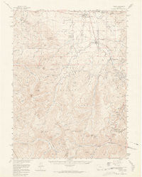 Fraser Colorado Historical topographic map, 1:62500 scale, 15 X 15 Minute, Year 1957