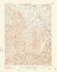 Fraser Colorado Historical topographic map, 1:62500 scale, 15 X 15 Minute, Year 1926