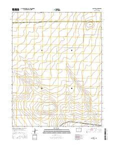 Galatea Colorado Current topographic map, 1:24000 scale, 7.5 X 7.5 Minute, Year 2016