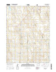Galeton Colorado Current topographic map, 1:24000 scale, 7.5 X 7.5 Minute, Year 2016