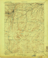 Georgetown Colorado Historical topographic map, 1:62500 scale, 15 X 15 Minute, Year 1905