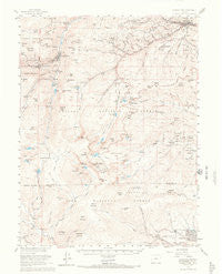 Georgetown Colorado Historical topographic map, 1:62500 scale, 15 X 15 Minute, Year 1957