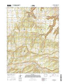 Glade Park Colorado Current topographic map, 1:24000 scale, 7.5 X 7.5 Minute, Year 2016
