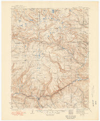 Glenwood Springs Colorado Historical topographic map, 1:125000 scale, 30 X 30 Minute, Year 1930
