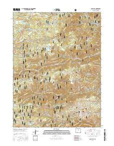 Gold Hill Colorado Current topographic map, 1:24000 scale, 7.5 X 7.5 Minute, Year 2016
