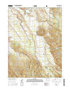 Gould Colorado Current topographic map, 1:24000 scale, 7.5 X 7.5 Minute, Year 2016