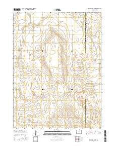 Greasewood Lake Colorado Current topographic map, 1:24000 scale, 7.5 X 7.5 Minute, Year 2016