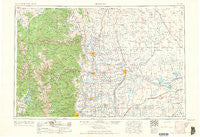 Greeley Colorado Historical topographic map, 1:250000 scale, 1 X 2 Degree, Year 1964