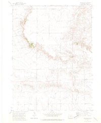Grover SE Colorado Historical topographic map, 1:24000 scale, 7.5 X 7.5 Minute, Year 1972