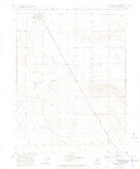 Grover South Colorado Historical topographic map, 1:24000 scale, 7.5 X 7.5 Minute, Year 1972