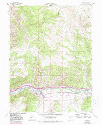Gypsum Colorado Historical topographic map, 1:24000 scale, 7.5 X 7.5 Minute, Year 1962
