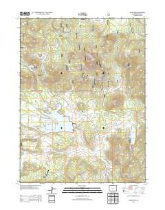 Hahns Peak Colorado Historical topographic map, 1:24000 scale, 7.5 X 7.5 Minute, Year 2013