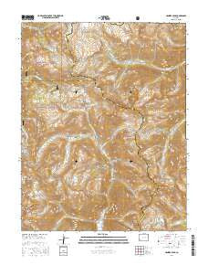 Handies Peak Colorado Current topographic map, 1:24000 scale, 7.5 X 7.5 Minute, Year 2016