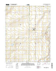 Hardesty Reservoir Colorado Current topographic map, 1:24000 scale, 7.5 X 7.5 Minute, Year 2016