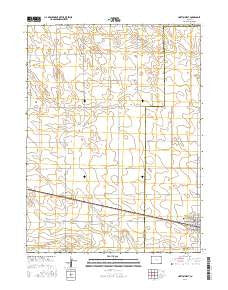 Haxtun West Colorado Current topographic map, 1:24000 scale, 7.5 X 7.5 Minute, Year 2016
