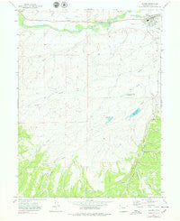 Hayden Colorado Historical topographic map, 1:24000 scale, 7.5 X 7.5 Minute, Year 1971