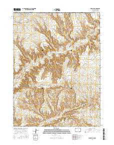 Hiawatha Colorado Current topographic map, 1:24000 scale, 7.5 X 7.5 Minute, Year 2016