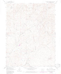 Hightower Mountain Colorado Historical topographic map, 1:24000 scale, 7.5 X 7.5 Minute, Year 1963