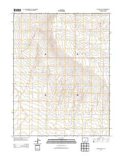 Holcolm Hills Colorado Historical topographic map, 1:24000 scale, 7.5 X 7.5 Minute, Year 2013