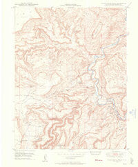 Horse Range Mesa Colorado Historical topographic map, 1:24000 scale, 7.5 X 7.5 Minute, Year 1948