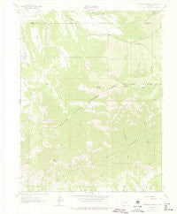 Housetop Mountain Colorado Historical topographic map, 1:24000 scale, 7.5 X 7.5 Minute, Year 1962