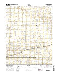 Houston Lakes Colorado Current topographic map, 1:24000 scale, 7.5 X 7.5 Minute, Year 2016