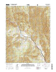 Howard Colorado Current topographic map, 1:24000 scale, 7.5 X 7.5 Minute, Year 2016