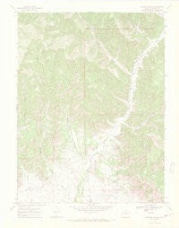 Howard Canyon Colorado Historical topographic map, 1:24000 scale, 7.5 X 7.5 Minute, Year 1968