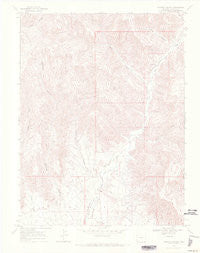 Howard Canyon Colorado Historical topographic map, 1:24000 scale, 7.5 X 7.5 Minute, Year 1968